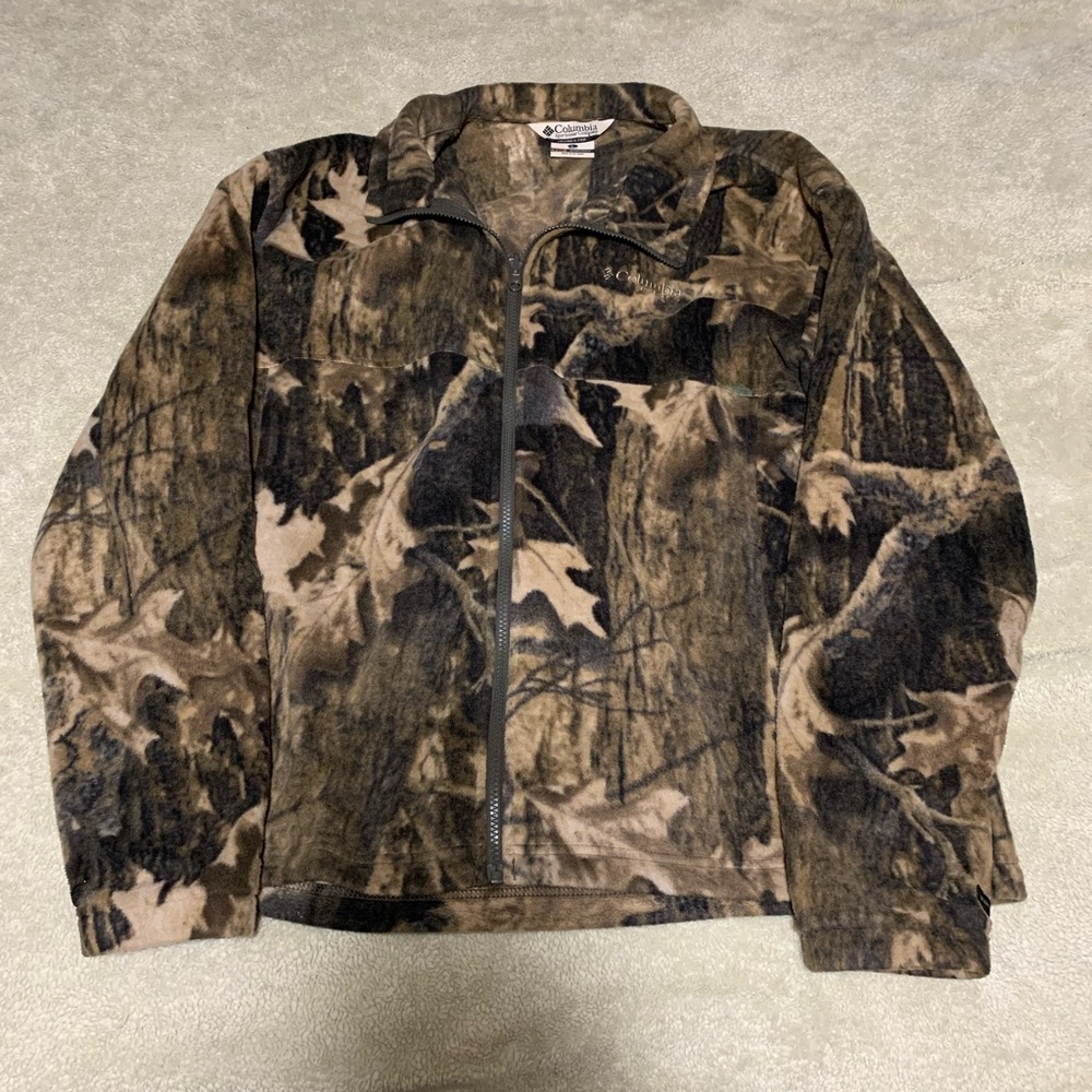 Columbia PHG Camouflage lightweight fleece jacket